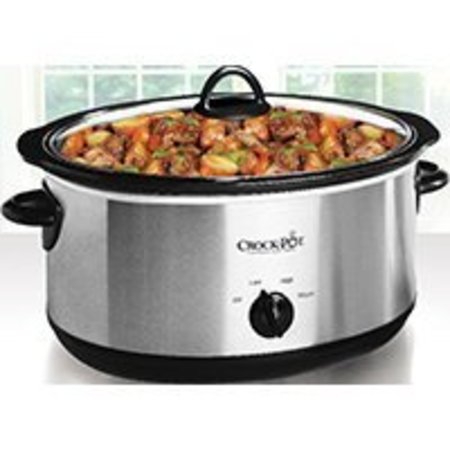 Crock Pot Crock-Pot SCV700-SS Slow Cooker, 270 W, 7 qt Capacity, Stainless Steel, Silver 2131368
